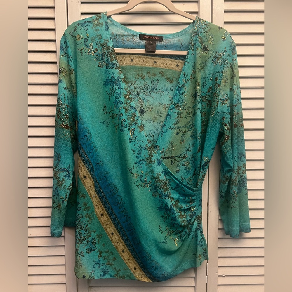 Peacock Blue Women's Top by